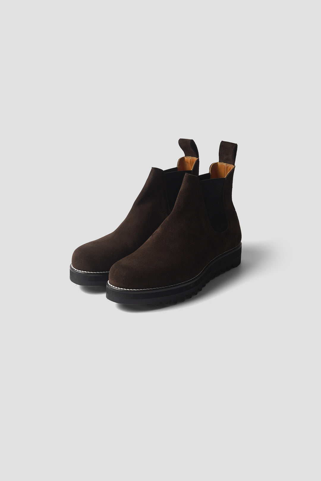 "CHELSEA BOOTS" TMTKS-S-0036 BROWN SUEDE
