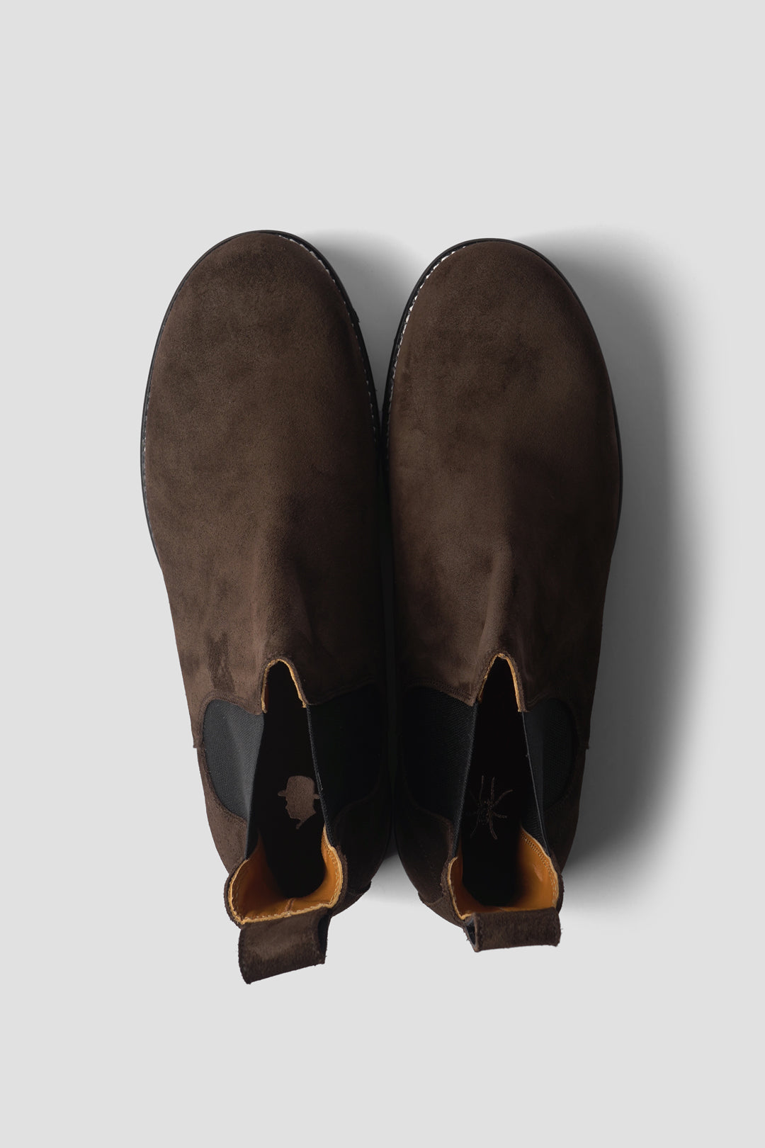 Chelsea boots dark brown cheap suede