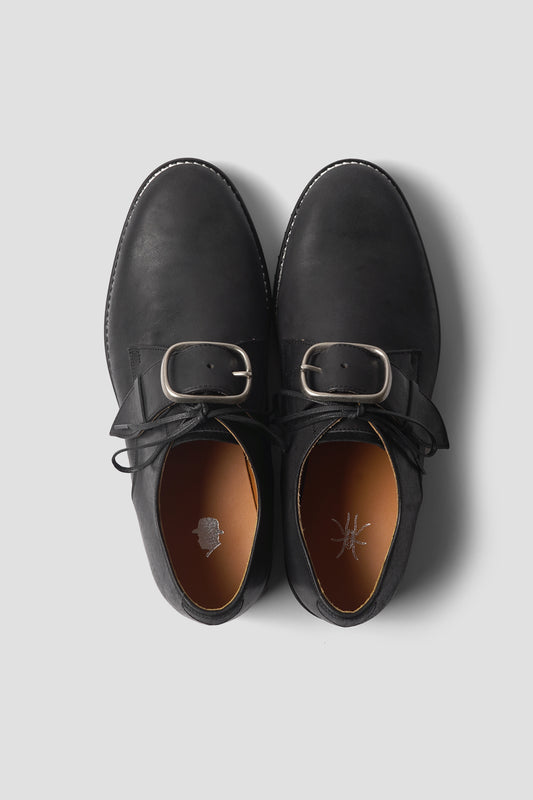 "BUCKLE SHOES" TMTKS-S-0038  BLACK LEATHER