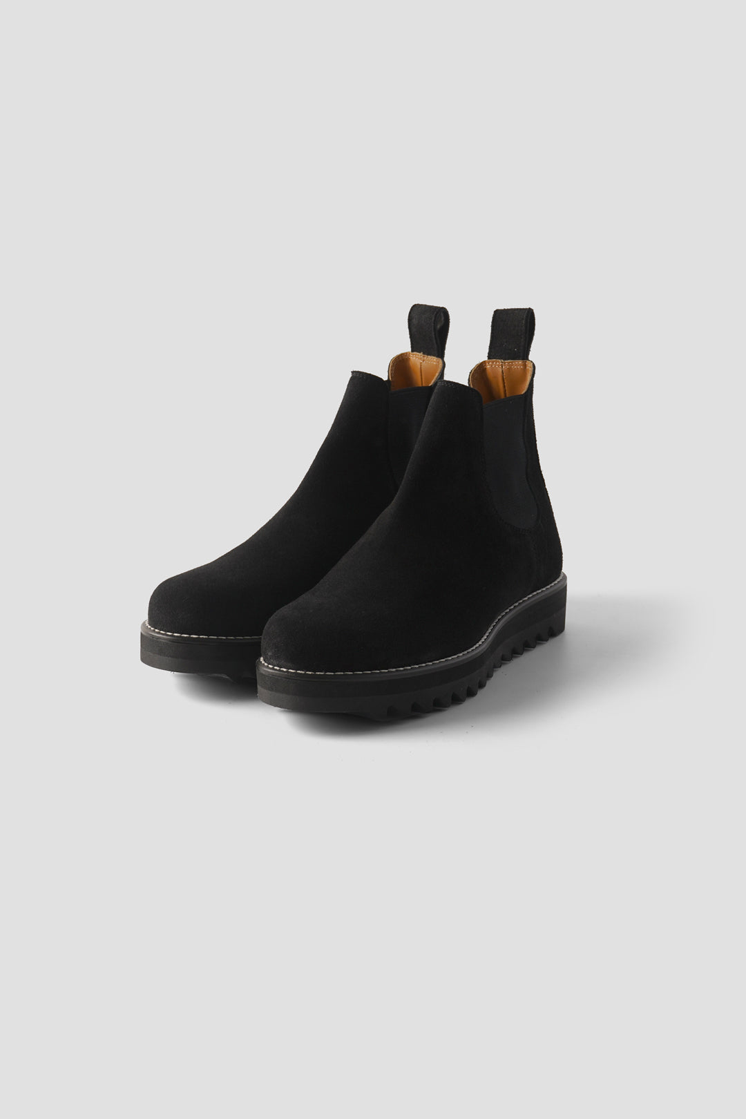 "CHELSEA BOOTS" TMTKS-S-0036 BLACK SUEDE