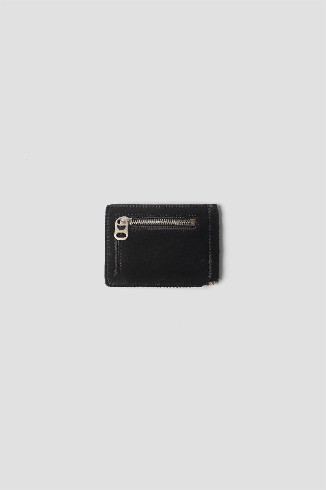 "PULL TAB MONEY CLIP WALEET"  TM-WALLET-0004 HAIRCALF BLACK