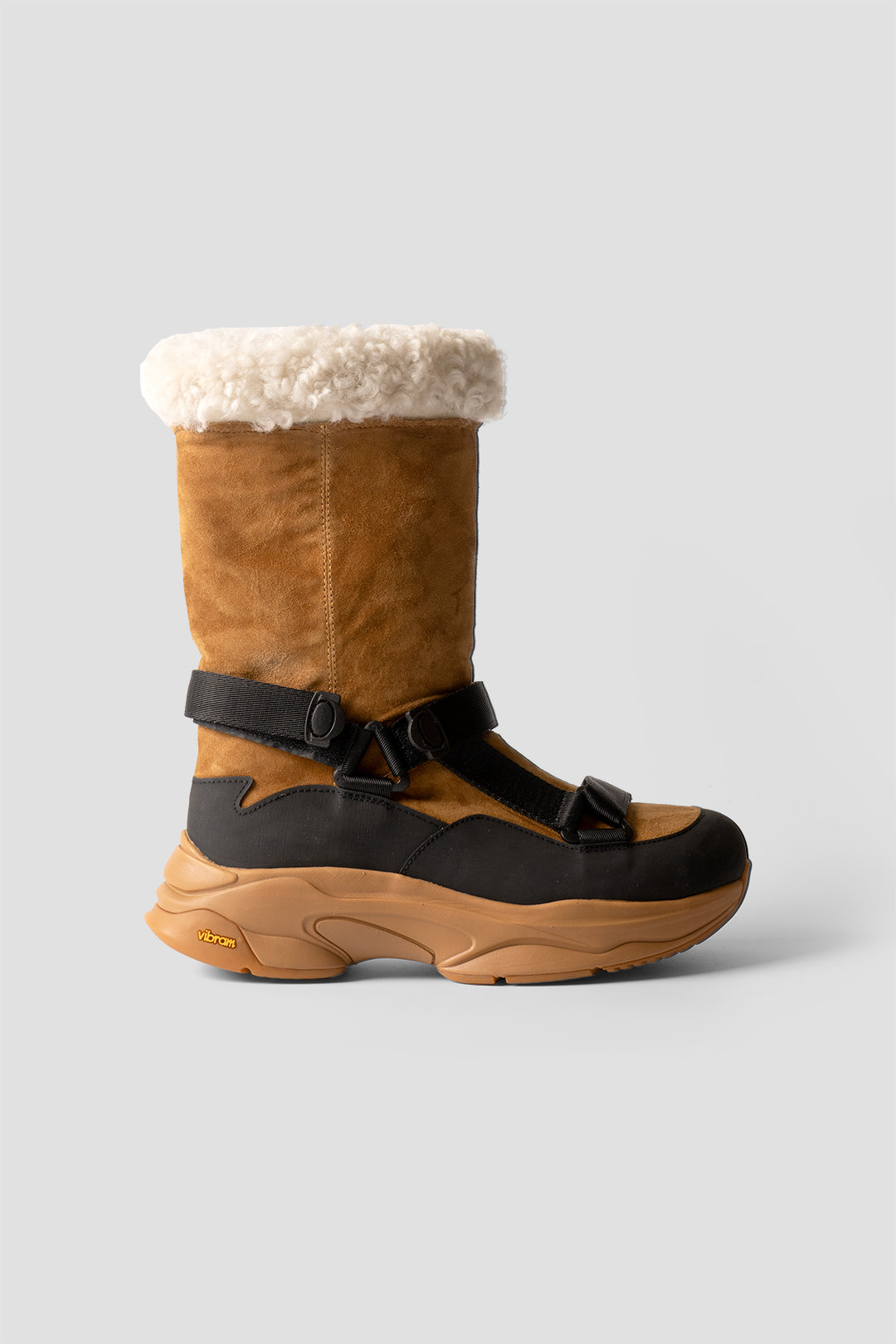 "MOUTON STRAP BOOTS" TM-KABA-0002 CAMEL