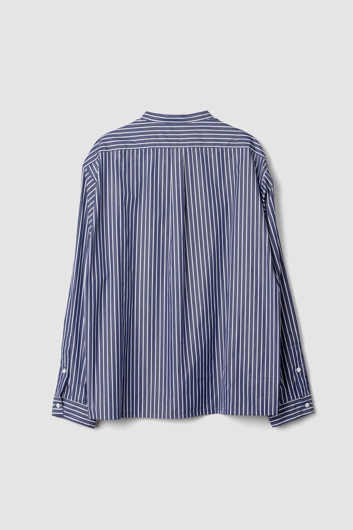 "AUTHENTIC CAT FOOT PRINT PAJAMA SHIRTS" NAVY STRIPE
