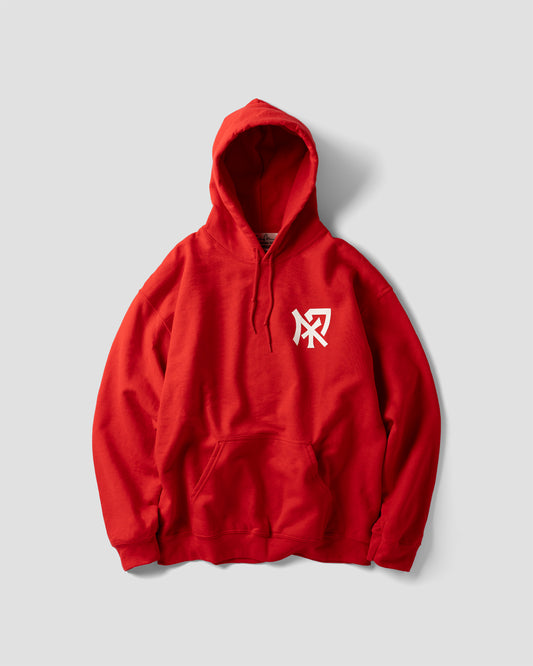 "HEIWA HOODIE" RED