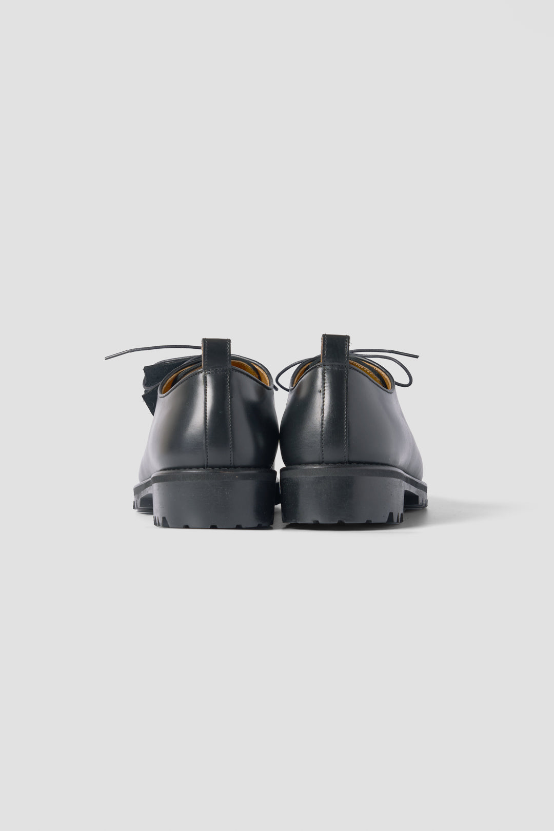 OFFICER SHOES  DUPUY CALF LEATHER BLACK TMTKS-S-0054