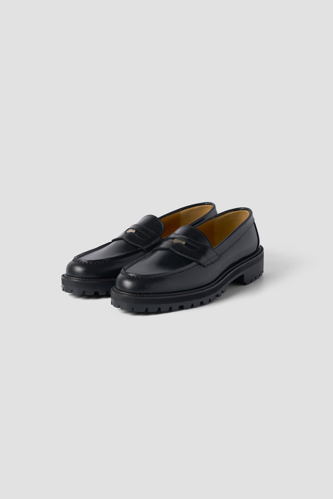 WHOLECUT SHOES  DUPUY CALF LEATHER BLACK TMTK-S-0053