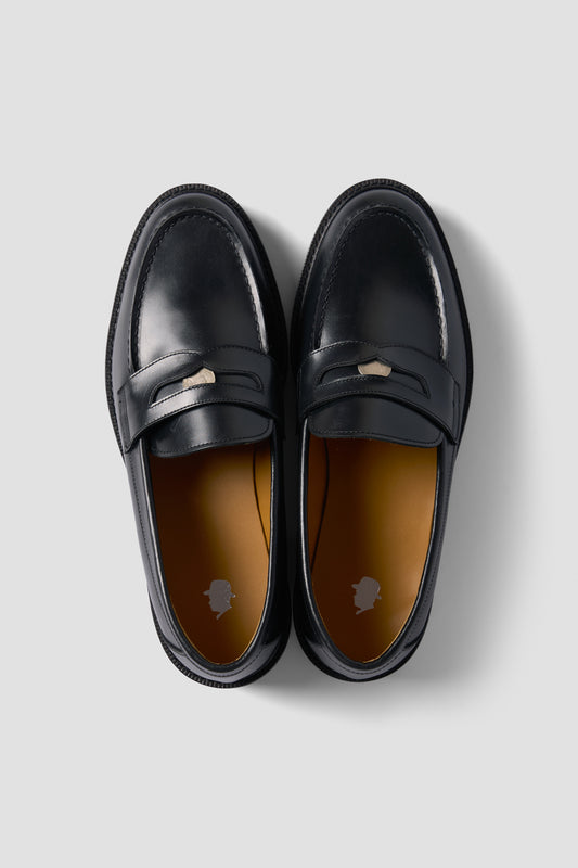 COIN LOFER  DUPUY CALF LEATHER BLACK TMTK-S-0055