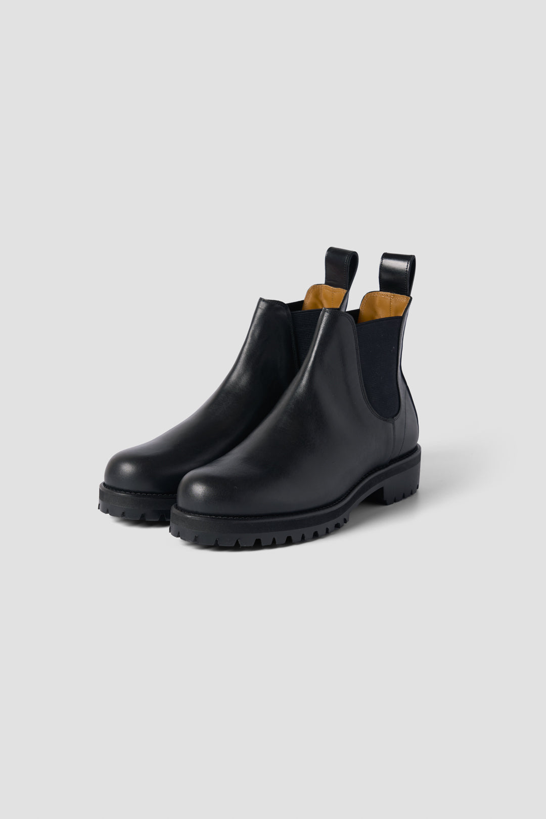 CHELSEA BOOTS  DUPUY CALF LEATHER BLACK TMTK-S-0056