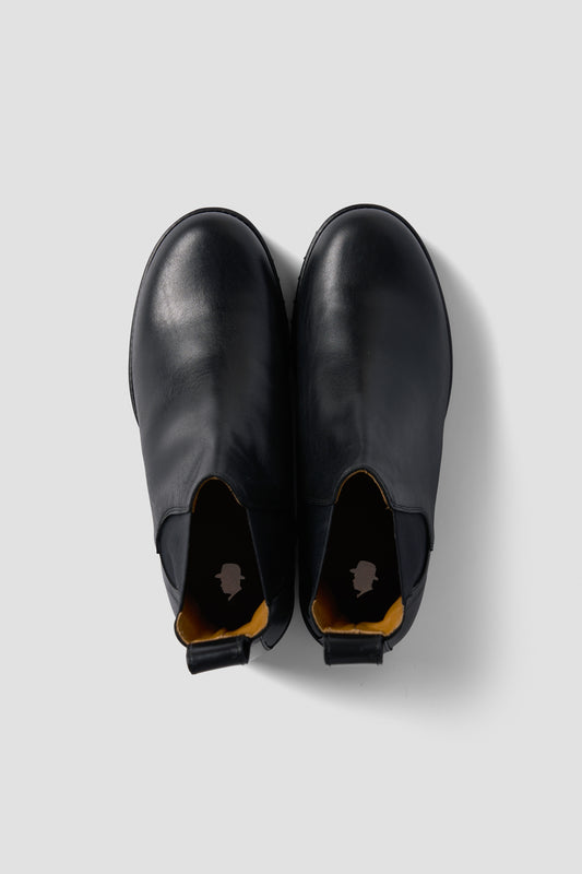 CHELSEA BOOTS  DUPUY CALF LEATHER BLACK TMTK-S-0056