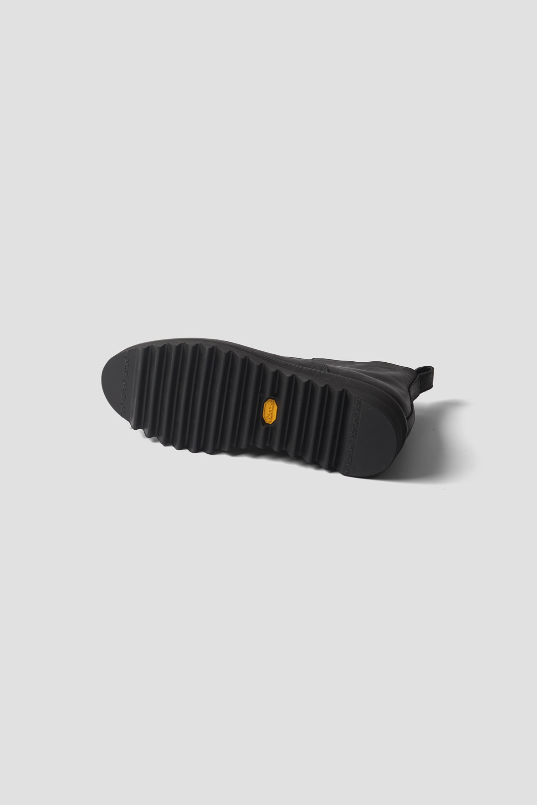 "PULL TAB ZIP BOOTS" TMTK-S-0039 BLACK LEATHER