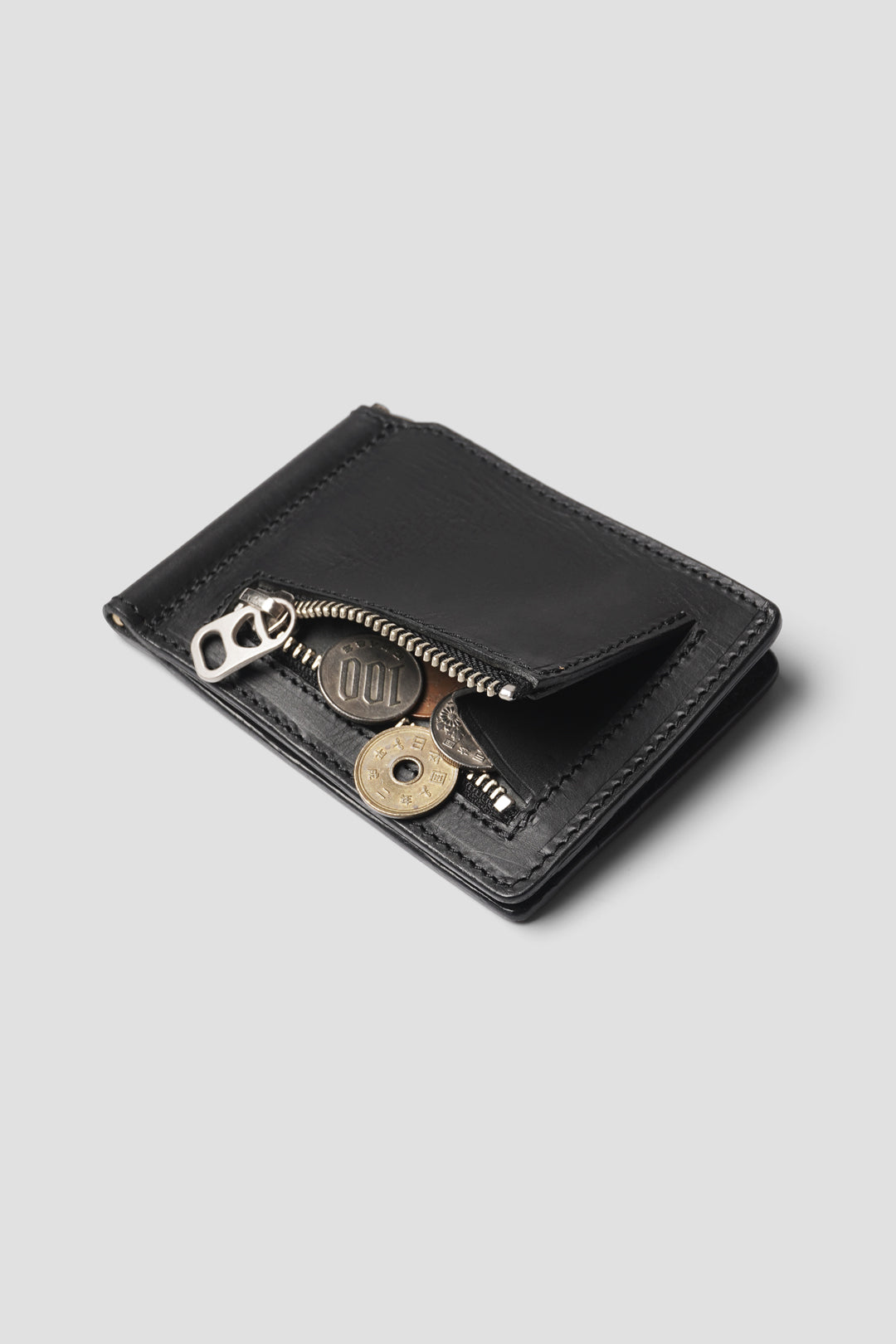 "PULL TAB MONEY CLIP WALEET"  TM-WALLET-0004 BLACK