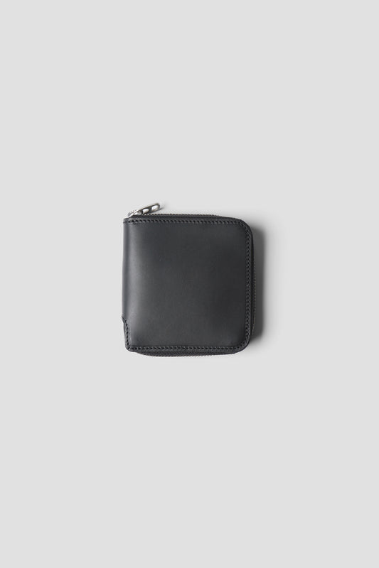 "PULL TAB ROUND ZIP WALLET " TM-WALLET-0005 BLACK