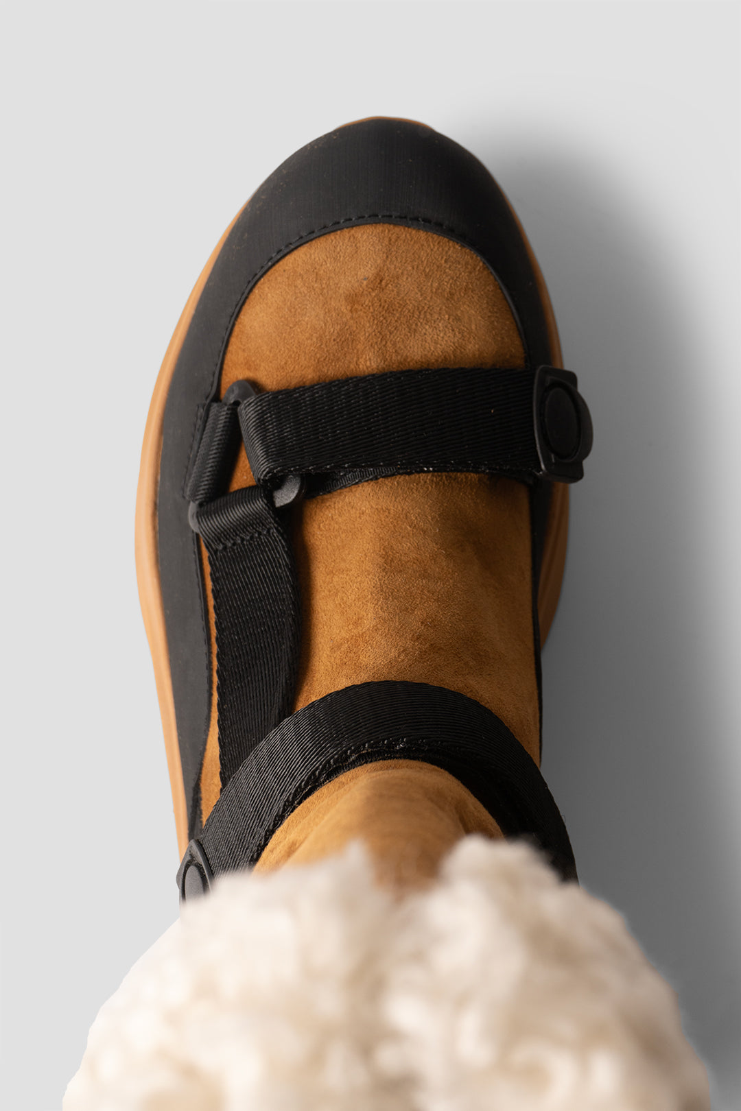 "MOUTON STRAP BOOTS" TM-KABA-0002 CAMEL