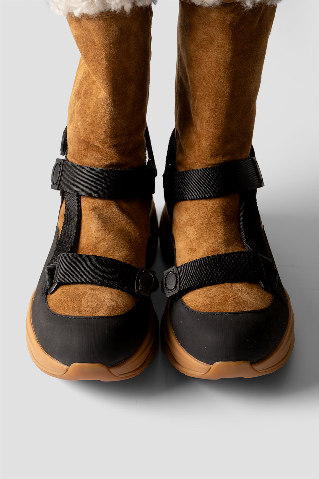 "MOUTON STRAP BOOTS" TM-KABA-0002 CAMEL