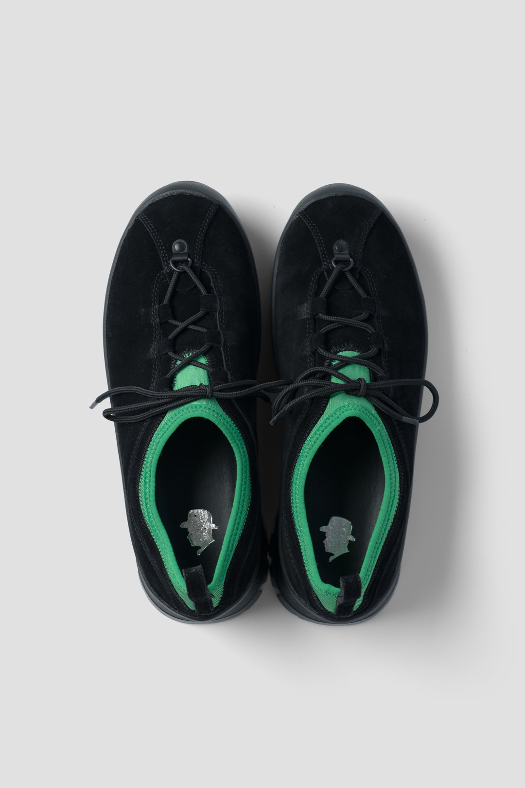SHOELACE BAKE BLACK&GREEN TMTKS-S-0057
